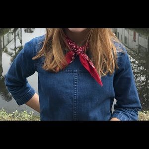 MADEWELL Women’s Denim Jean Dress size SMALL